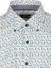 Casa Moda Short Sleeves Casual Shirt Dots Blue Product / Detail