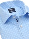 Olymp Luxor Overhemd Print Logo Blauw Product / Detail
