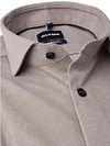 Olymp Japanese Knitted Shirt Twill Brown