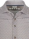R2 Shirt Retro Print Brown Blue Product / Detail