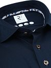 R2 Shirt Technical Knitted Dobby Navy Product / Detail