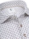 R2 Chemise Sorona Impression Beige Product / Detail