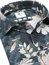 R2 Chemise Knitted Sorona Imprimé floral Marine