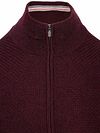 R2 Pullover Halfzip Structured Bordeaux Product / Detail