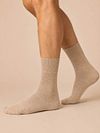 Falke Airport Sock Beige Melange Model / Voorkant
