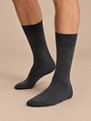 Falke Happy Socks 2 par Antracit Melange Model / Voorkant