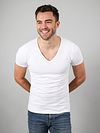 Suitable Vitaru T-Shirt Diepe V-Hals Wit 6-Pack Model / Voorkant met Bram
