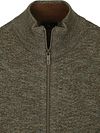 State Of Art Cardigan Structure Melange Marron