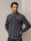 State Of Art Cardigan Structure Contrast Anthracite