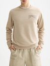 Scotch and Soda Sweater Logo Beige