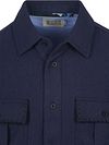 Scotch and Soda Overshirt Textured Navy Product / Detail