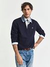Gant Polo Heavy Rugger Shield Marine Model / Voorkant
