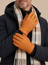 Hestra Handskar Andrew Läder Cognac Model / Voorkant