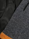Hestra Handschoen Wool Tricot Leer Antraciet Zwart Product / Detail