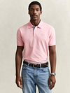 GANT Contrast Piqué Poloshirt Bubbelgum Rosa Model / Voorkant