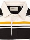 Gant Rugger Polo Multi Striped Bruin-geel