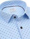 OLYMP Shirt Level 5 Print Light Blue Product / Detail