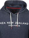 NZA Hoodie Diamond Logo Interlock Melange Icon Navy Product / Detail