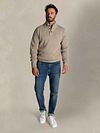NZA Pullover Mocker Adan Warm Beige Model / Voorkant