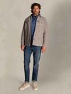 NZA Overshirt Willow Wool Blend Greige Model / Voorkant