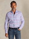 NZA Shirt Picton Linen Blend Checks Multicolour Model / Voorkant