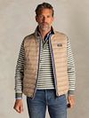 NZA Varmevest Puffer Beige Model / Voorkant
