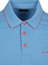 NZA Polo Henley Piqué Sailing Blauw Product / Detail