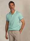 NZA Polo Bay Jacquard Mist Groen Model / Voorkant