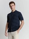 No Excess Knitted Top Navy Model / Voorkant