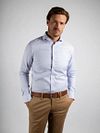 Suitable Shirt Jacquard Luxe Light Blue Model / Voorkant with Stefan