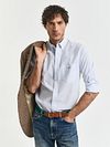 GANT Hemd Gingham Poplin College Hellblau Model / Voorkant