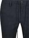 Alberto Hose Jump Flanell Herringbone Navy Product / Detail