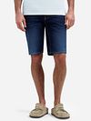 No Excess Short Denim Stretch Dark Model / Voorkant