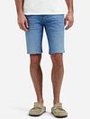 No Excess Short Denim Stretch Bleach Model / Voorkant