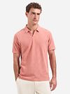 No Excess Jacquard Poloshirt Riva Coral