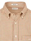 Gant Overhemd Flanel Ruit Caramel