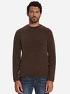 No Excess Jumper Bouclé Marl Brown Model / Voorkant
