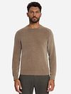 No Excess Sweater Chenille Light brown Model / Voorkant
