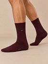 Tommy Hilfiger Classic Skarpetki Navy Bordeaux Zestaw 2 Par Model / Voorkant