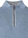 Casa Moda Halfzip Pullover Structure Melange Blue Product / Detail