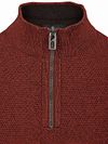 CASAMODA Half-zip Jumper Structure Brick marl Product / Detail