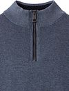 Casa Moda Halvzip Trøje Struktur Blå Product / Detail
