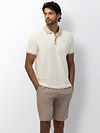 State of Art Poloshirt Jersey Ribbed Contrast Kit Model / Voorkant