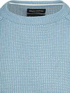 Marc O'Polo Pullover Structured Bi-Colour Blauw Product / Detail