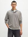 Marc O'Polo Longsleeve Heavy Polo Shirt Graphite Dust