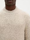 Marc O'Polo Pullover Melange Medium Beige Model / Detail