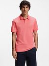 BOSS Passenger Polo Shirt Pink Model / Voorkant