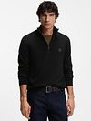 BOSS Kanobix Half Zip Sweater Black