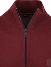 BOSS Kanobix Half Zip Sweater Burgundy