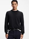 BOSS Pull Aspoki Navy Black Model / Voorkant